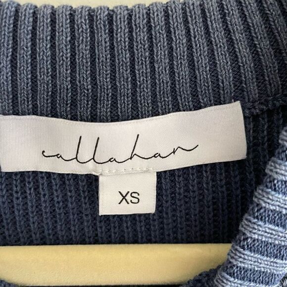 Callahan Revolve Blue Sleeveless Knit Tunic Sweater Top Women’s Size XS - Picture 5 of 5